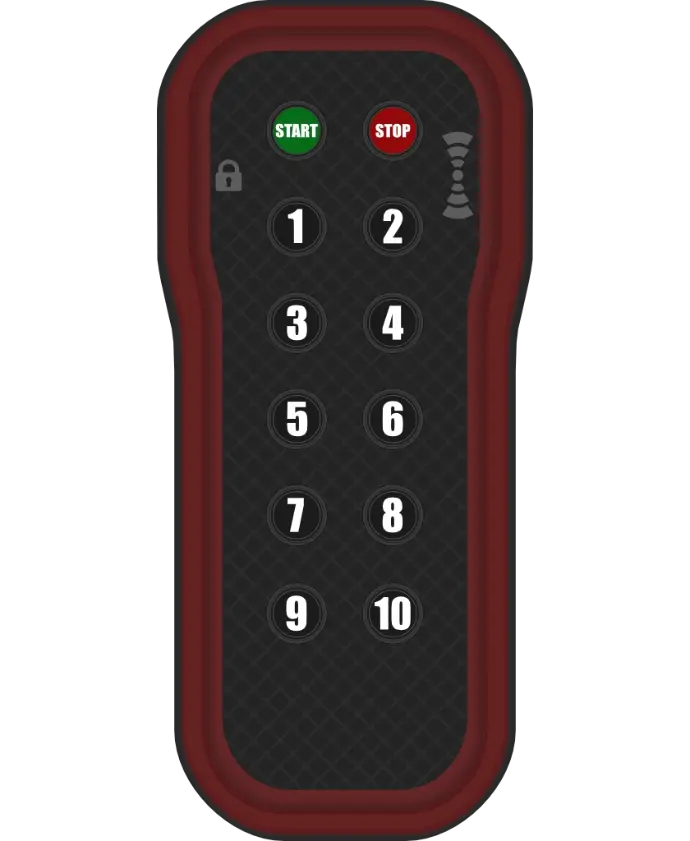 Buy industrial remote 10 buttons