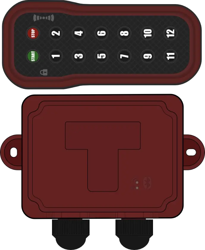 Buy towing remote and receiver 12 outputs