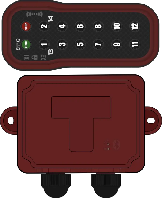 Cheap remote and receiver 14 relays