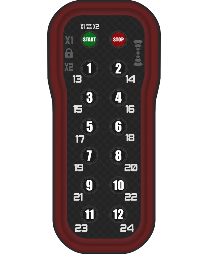Cheap Remote 16 pushbuttons