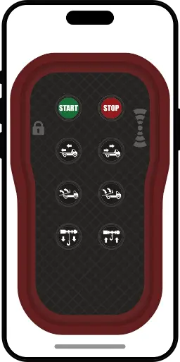 Towing app remote