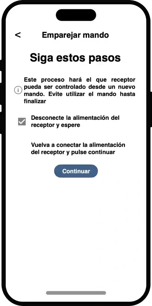 Pairing new tail lift remote