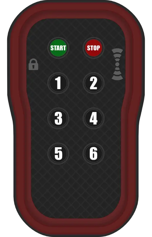 Remote 6 toggle buttons Comprar mando 6 botones