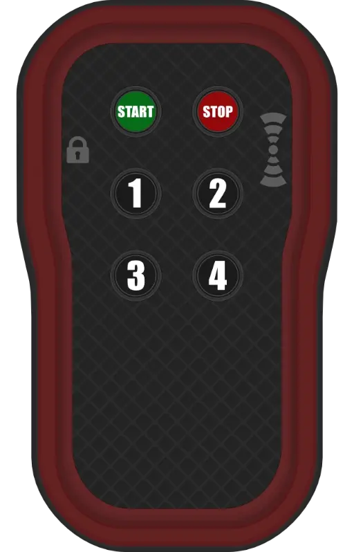 Remote 4 toggle buttons Comprar mando 4 botones interruptor