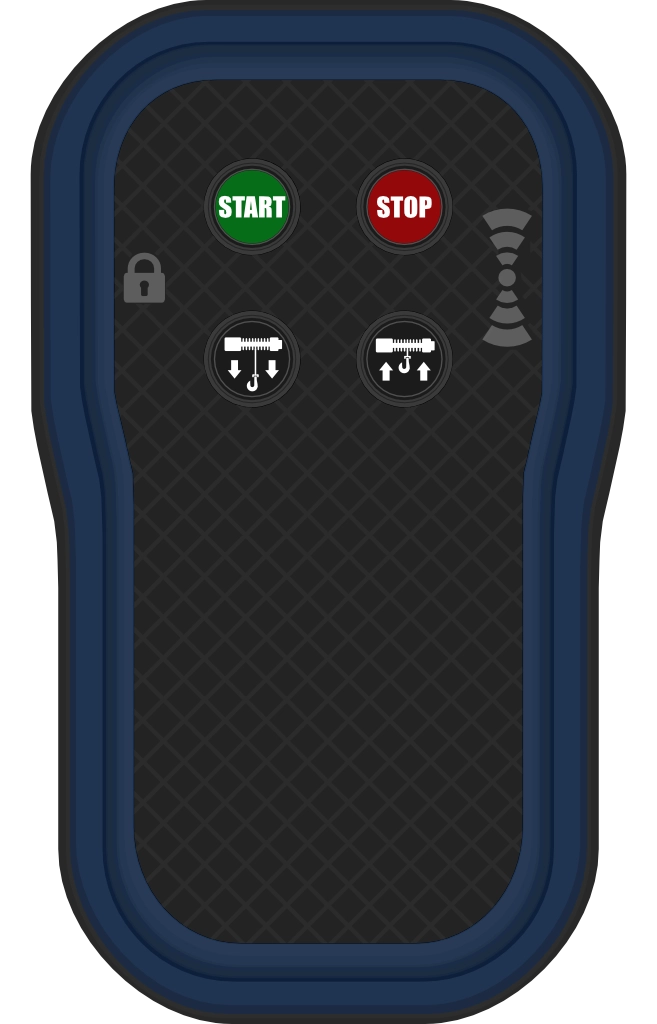 Industrial winch control