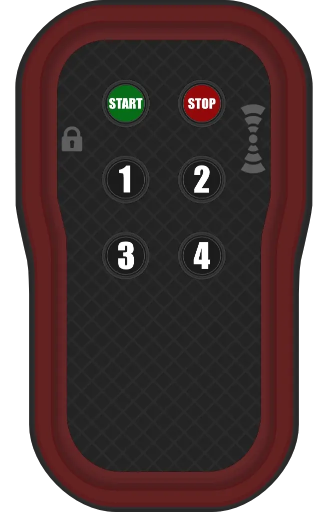 Buy 4 buttons remote