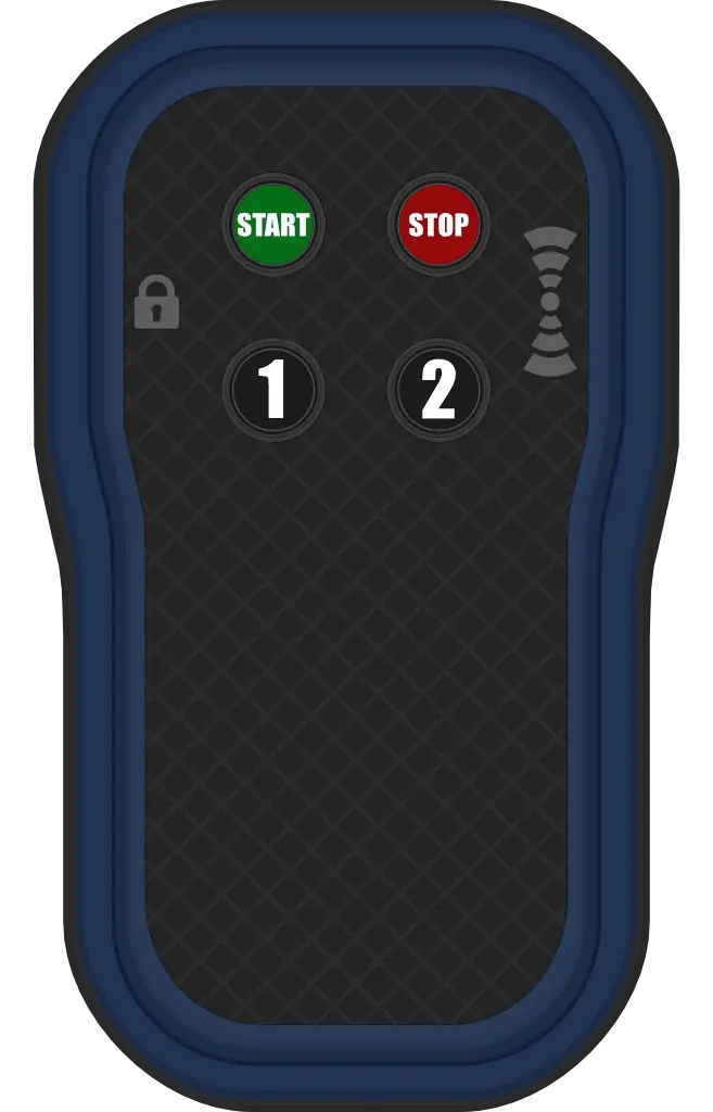Cheap remote 2 buttons