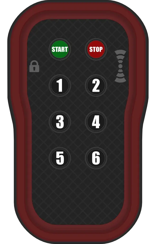 Buy 6 buttons remote