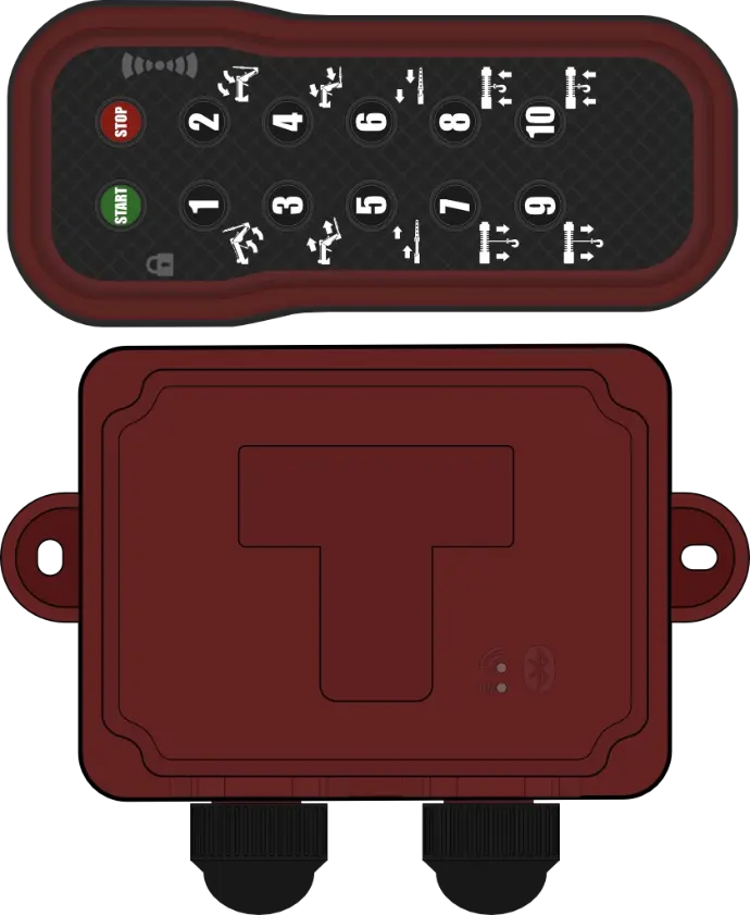 Comprar mando y receptor para remolque de alta resistencia